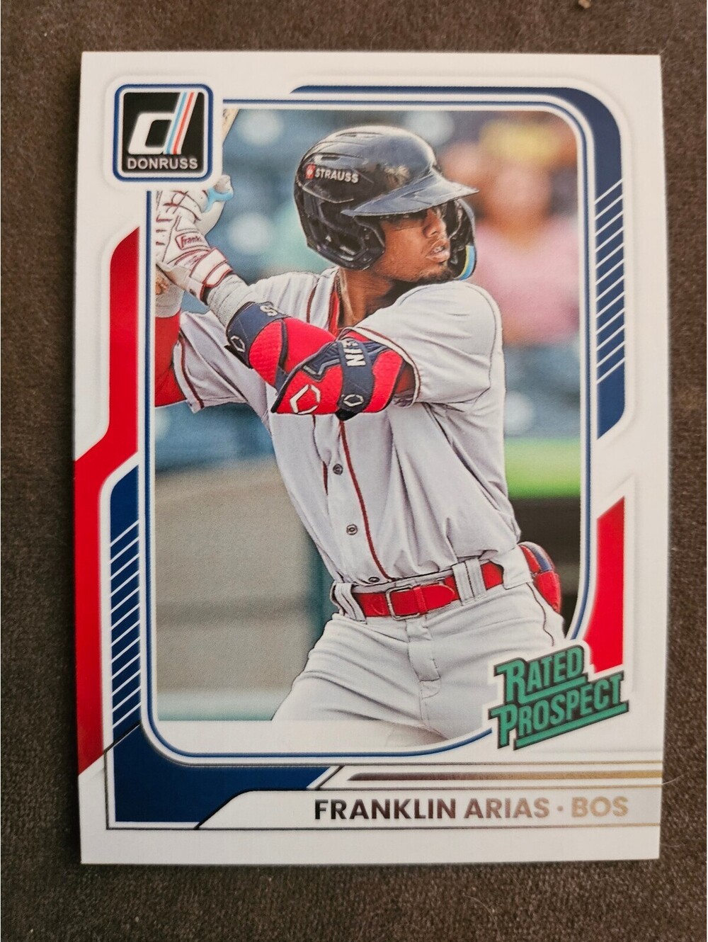 2026 Panini Donruss - Franklin Arias #163 - Rated Prospect- Boston Red Sox